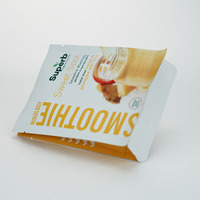 Sachet à fond carré imprimé en héliogravure, thermoscellable, de qualité alimentaire, pour cacahuètes, fruits secs, bonbons pour enfants, biscuits, poudre