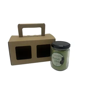 Groothandel pakket ontwerp honing jar box kartonnen doos jar verpakking
