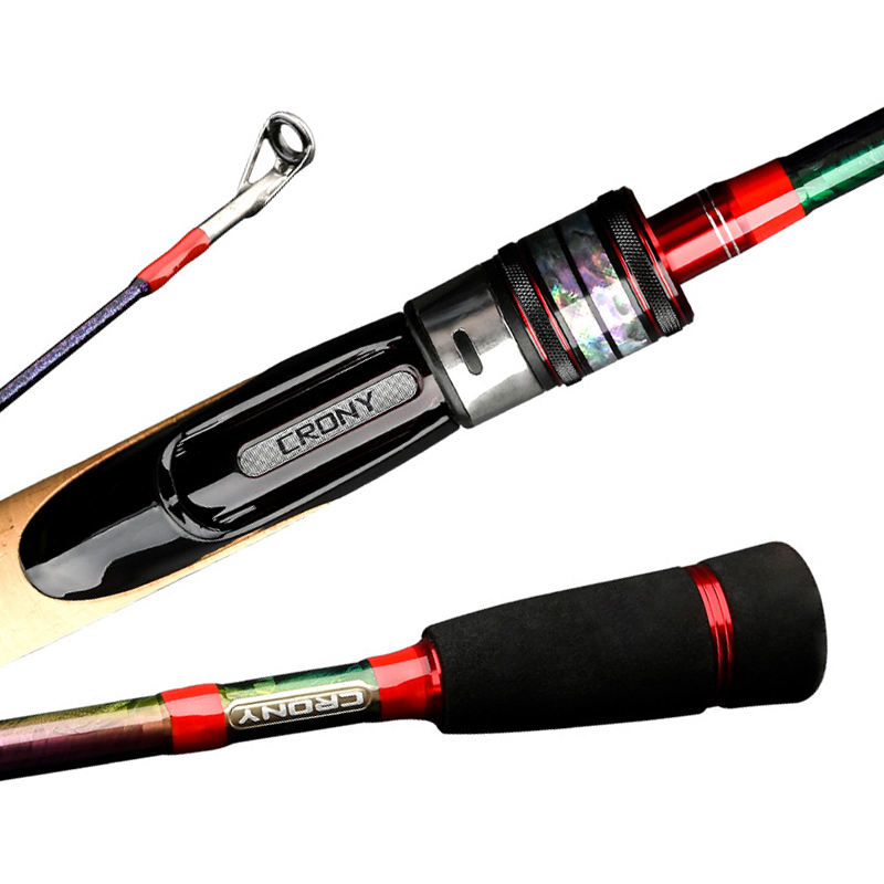 Crony Premium Quality More Catch Series 1.8m 1.9m Ulpower 2 Section Carbon Fiber Fishing Rods Trout Fishing Lures Rods