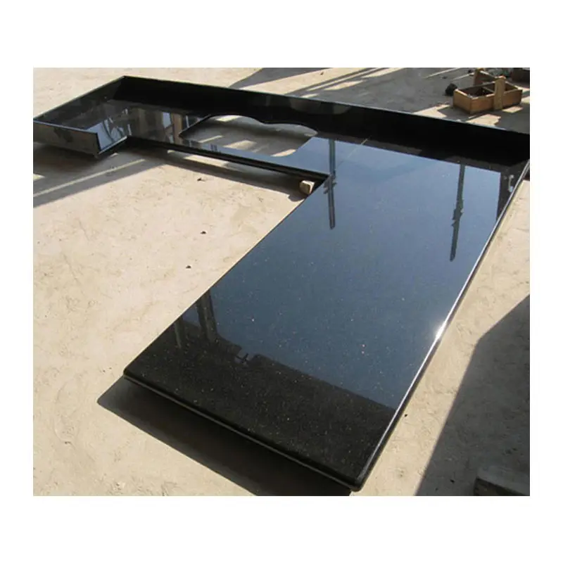 Granite Bàn Đá Tự Nhiên Granite Đen Nhà Bếp Countertop Đảo Top