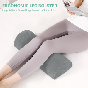 <span class=keywords><strong>Coussin</strong></span> multifonctionnel en mousse à mémoire de forme <span class=keywords><strong>demi</strong></span>-<span class=keywords><strong>lune</strong></span> pour le repos des jambes, soutien des genoux, de la colonne <span class=keywords><strong>lombaire</strong></span> et des chevilles pour le sommeil - Product Image 3