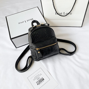 2022 nuovo arrivo moda PU zaino in <span class=keywords><strong>pelle</strong></span> borsa da viaggio scuola Mini zaino per le donne - Product Image 6