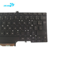 لوحة مفاتيح فرنسية HK-HHT للكمبيوتر المحمول مع إضاءة خلفية لأجهزة Dell Latitude 5400 5401 5410 5411 7400 7410