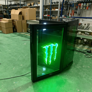 Refrigerador Exhibidor Más Popular, Precio de Refrigerador Exhibidor, Mini Refrigerador para Bebidas Energéticas, Enfriador - Product Image 1