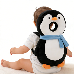 Protector de <span class=keywords><strong>Cabeza</strong></span> para Bebés, Mochila Protectora para Caminar, Protector de <span class=keywords><strong>Cabeza</strong></span> para Gatear y Caminar para Bebés Preescolares (Pingüino) - Product Image 1