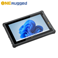 Tableta Robusta ONERugged M20A de 12 Pulgadas, Windows 11, Procesador Intel I5 I7, GPS, NFC, Huella Dactilar, 5G, RJ45, IP65, Resistente al Agua, MIL-STD-810H