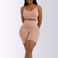 Taille haute minceur Corset camisole de force coussinets de hanche femmes ventre contrôle forme porter rembourré bout à bout Slim Fit corps culotte