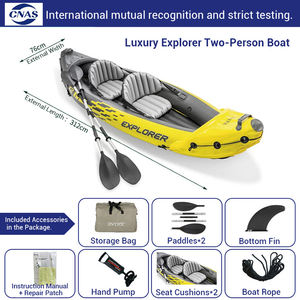 Vente chaude Cash Commodity Waterplay Explorez Voyage Pêche Portable 2 Personne Pliable <span class=keywords><strong>Gonflable</strong></span> Rafting Bateau <span class=keywords><strong>Kayak</strong></span> - Product Image 5