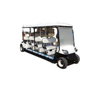 Carrello da Golf 2-10 posti navetta auto elettrica alimentato a batteria turismo turistico antico classico vecchia auto d'epoca