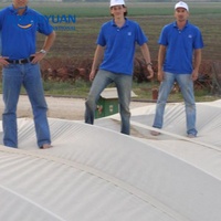 Toiles en HDPE tissées renforcées anti-UV avec bord renforcé transparent et œillets pour la coupe de serres agricoles
