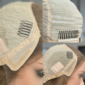 2025วิกผมลูกไม้สีบลอนด์ผมคนสลาฟวิก130% หนาแน่นชั้นหนึ่งสำหรับผูกปมขนาดเล็ก - Product Image 6