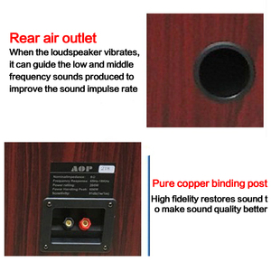 Bộ Khuếch Đại Giá Sách 8 Inch Loa Hifi Tần Số Ba Chiều Bằng Gỗ Thụ Động Phía Trước Rạp Hát Tại Nhà Loa Âm Thanh - Product Image 6