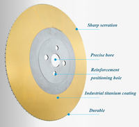 Lame de scie circulaire HSS DM05 de 250/275/300/325/350/400 mm, soudée au laser, revêtue de Ti, pour la coupe du métal, de l'aluminium et de l'acier inoxydable