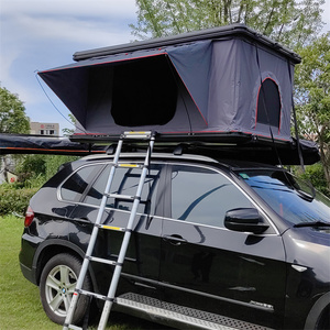 Tente de toit en aluminium ultralégère résistante aux intempéries, profil bas pour SUV, fourgonnettes, pick-up, 4x4, tout-terrain, vie en camping-car, équipement de camping - Product Image 5
