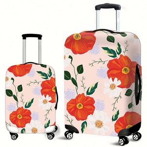 Wholesale Custom Design Durable Travel Luggage Protective Flower Elastic Spandex Cartoons Suitcase <b>Cover</b> - Product Image 4
