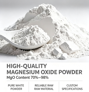 Poudre d'oxyde de magnésium de qualité réfractaire haute température 85% / 95% <span class=keywords><strong>MgO</strong></span> - Product Image 4