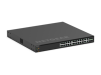M4350-24M4X4V (MSM4332) - 24x2.5G, 4x10G/Multi-Gig PoE++ (510W Basis, bis zu 2.520W) und 4xSFP28 25G Managed Switch mit Farb-LEDs