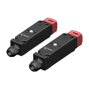 מתג דלת בטיחות אלקטרומגנטית ניטור נעילת דלת מגע מגן מתג מגנטי כוח נעילה 1300N IP67 400V 10MM - Product Image 1