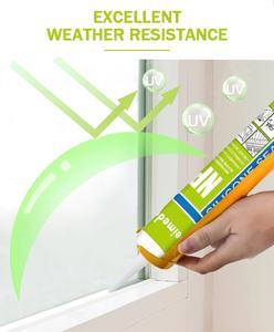 Scellant en silicone à durcissement neutre pour la réparation et l'imperméabilisation des bâtiments de construction générale <span class=keywords><strong>sur</strong></span> divers matériaux - Product Image 2