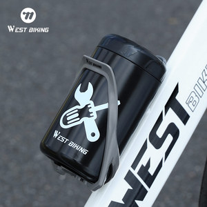WEST BIKING-Bolsa de almacenamiento para bicicleta de carretera, kit de <span class=keywords><strong>herramientas</strong></span> de reparación de jaula para botella, tienda de cápsulas, <span class=keywords><strong>caja</strong></span> de almacenamiento de <span class=keywords><strong>herramientas</strong></span> para bicicleta - Product Image 1