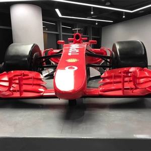 Modèle de voiture de course F1 personnalisé 1:1, modèle de train, coque en fibre de verre renforcée, intérieur, simulation réaliste, centre commercial - Product Image 2