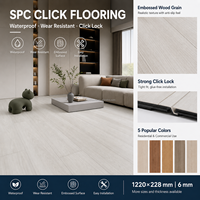 OEM Luxus-Vinylplanken-Bodenbelag Wasserdichter SPC Rigid Core Click-Lock mit IXPE-Unterlage für Händler, Bauunternehmer und Bauherren