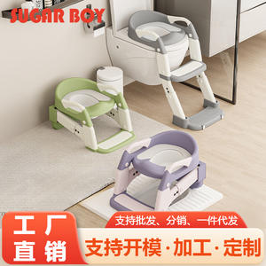 Asiento de inodoro para niños con taburete plegable, silla de entrenamiento para ir al baño para niños y niñas, material PP multifuncional - Product Image 3