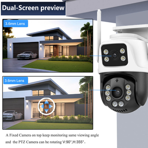 <span class=keywords><strong>Camera</strong></span> <span class=keywords><strong>IP</strong></span> an ninh ngoài trời Wifi PTZ 6Mp chống nước, <span class=keywords><strong>camera</strong></span> kép, màn hình kép, phát hiện chuyển động người bằng AI, tầm nhìn ban đêm, ứng dụng Icsee, sử dụng trong nhà - Product Image 2