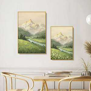 Lukisan pemandangan berbingkai kelas atas Modern untuk pintu masuk koridor ruang tamu & dekorasi restoran - Product Image 3