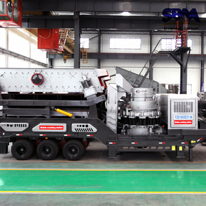 Installation de concassage et de criblage mobile portable de 100 à 150 t/h pour minerai de fer, carrière, pierre, concasseur à mâchoires, à percussion, à cône et à marteaux sur roues - Product Image 5