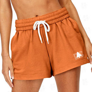 Pantalones Cortos Deportivos de Algodón Grueso con Cintura Elástica Ajustable y Cordón para Mujer, Ropa Deportiva Informal para Correr - Product Image 4