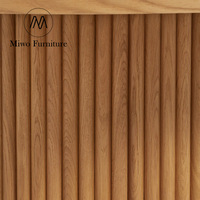Table basse ronde en bois massif de chêne naturel moderne pour salon, chambre d'hôtel, table basse de luxe pour l'extérieur, table basse unique