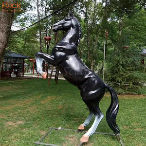 Индивидуальная статуя гепарда, скульптура, домашнее уличное украшение, золотая статуя леопарда - Product Image 6