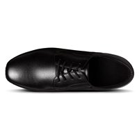 Chaussures de danse latine classiques respirantes et confortables pour hommes, semelle en daim de 1 pouce, tige en similicuir, chaussures de danse de salon, salsa, tango, valse