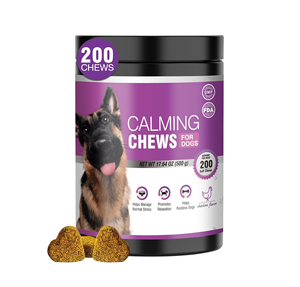 ขนมเคี้ยวสำหรับสุนัข ช่วยผ่อนคลาย บรรเทาความวิตกกังว<span class=keywords><strong>ล</strong></span> ช่วยให้นอนหลับสบาย <span class=keywords><strong>ล</strong></span>ดความเครียด และช่วยให้ผ่อนคลาย สำหรับสุนัขขนาดเ<span class=keywords><strong>ล</strong></span>็กและขนาดใหญ่ - Product Image 1