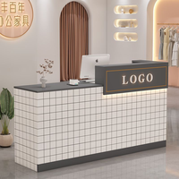 Meilleure Vente : Mobilier de Salon Moderne, Équipement de Barbier, Table de Réception, Bureau de Réception pour Salon de Beauté, Comptoir de Caisse pour Salon de Manucure
