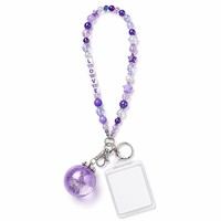 Cordon personnalisé perlé avec boule ou attache pour Lightstick Bangtan Boy, pour porte-badge et porte-clés