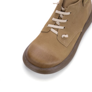 Marchio <span class=keywords><strong>di</strong></span> design originale <span class=keywords><strong>di</strong></span> alta qualità punta rotonda in vera pelle morbido stile da passeggio stivaletti da <span class=keywords><strong>donna</strong></span> piattaforma <span class=keywords><strong>stivali</strong></span> fornitore - Product Image 3