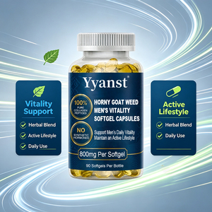 Gélules de 800mg de Plante de Bois de Bœuf (Horny Goat Weed) pour la Vitalité Masculine, 90 pièces – Soutient la Vitalité Quotidienne des Hommes et Maintient un Mode de Vie Actif – Complément Herbal - Product Image 2