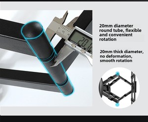 حامل تلفزيون ثابت من الفولاذ للتثبيت على الحائط لشاشات <span class=keywords><strong>26</strong></span>-75 بوصة بمعيار فيسا 400×400 - Product Image 3