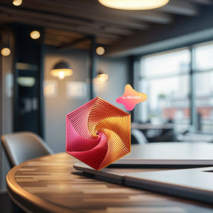 Juguetes Antiestrés para la Oficina |   Cubo Infinito y Hexágono Fractal de Plástico Impreso en 3D, Ecológico para Todas las Edades - Product Image 1