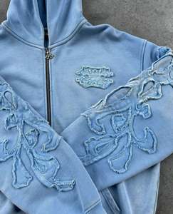 Sweat à capuche unisexe avec poche kangourou, éponge française, survêtement Streetwear à coupe carrée - Product Image 1