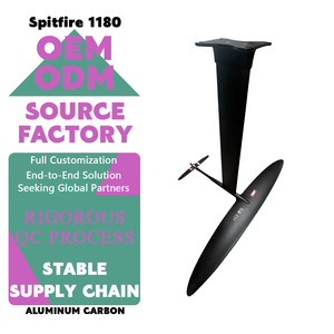 Ensemble d'hydrofoils en carbone Stable Glide Axis Spitfire 1180 pour le freeride léger et le contrôle de la navigation en mer, unisexe - Product Image 1