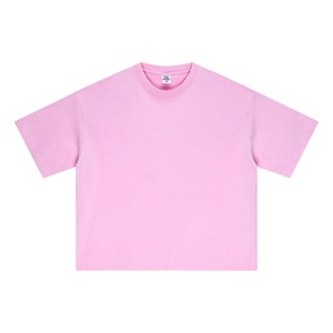 Custom LOGO Solid Color <b>Hip</b> Hop Knitted T Shirt Men 100% Cotton Short Sleeve Breathable Soft Regular Fit Summer Daily Wear Tops - Product Image 6