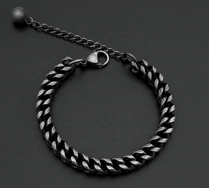 रेट्रो फैशन टाइटेनियम स्टील पंक सरल बहुमुखी शांत पुरुषों और महिलाओं के कंगन के साथ विस्तार श्रृंखला <span class=keywords><strong>DMB</strong></span> 523 - Product Image 1