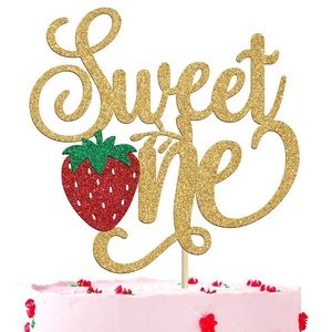 Etiqueta de agradecimiento de papel con diseño de fresa, espiral de nido de abeja, accesorios de decoración para fiestas, tarjeta de regalo, accesorios para fotos de fresa - Product Image 3