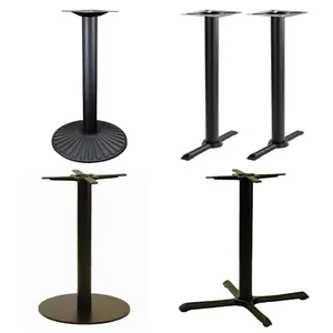 Caldo personalizzato elegante e decorativo popolare Base del tavolo bianco nero colorato tavolo da caffè gambe