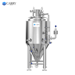 Cuve de fermentation conique 1 BBL avec enveloppe à fossettes en acier inoxydable 304/316, machine de brassage de bière, solution pour la Turquie en promotion - Product Image 1
