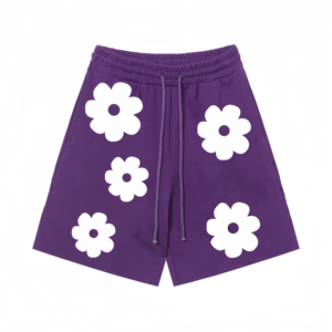 Nuovi <span class=keywords><strong>Pantaloncini</strong></span> da Uomo Pesanti con Stampa Puff, 100% Cotone, Casual <span class=keywords><strong>Streetwear</strong></span>, Chiusura con Elastico in Vita Media, Hot Shorts - Product Image 5