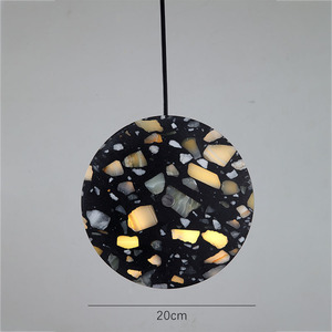 Lámpara Colgante de Mármol Creativa para Restaurante, Bar, Estilo Nórdico Moderno y Minimalista, LED de Altura Ajustable, para Cafetería - Product Image 1